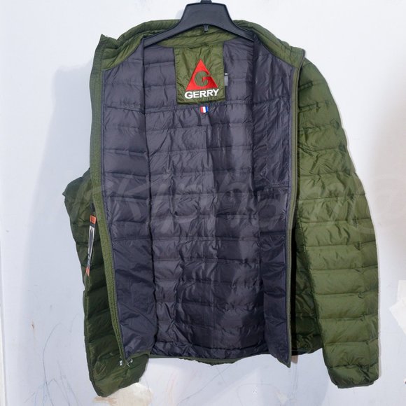 NWT Gerry Men's Sweater Down Jacket in green - Picture 3 of 6